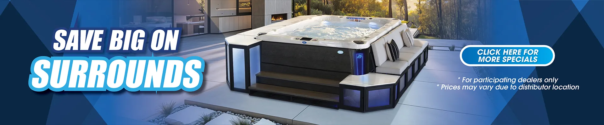 Calspas hot tub being used in a family setting - Los Angeles