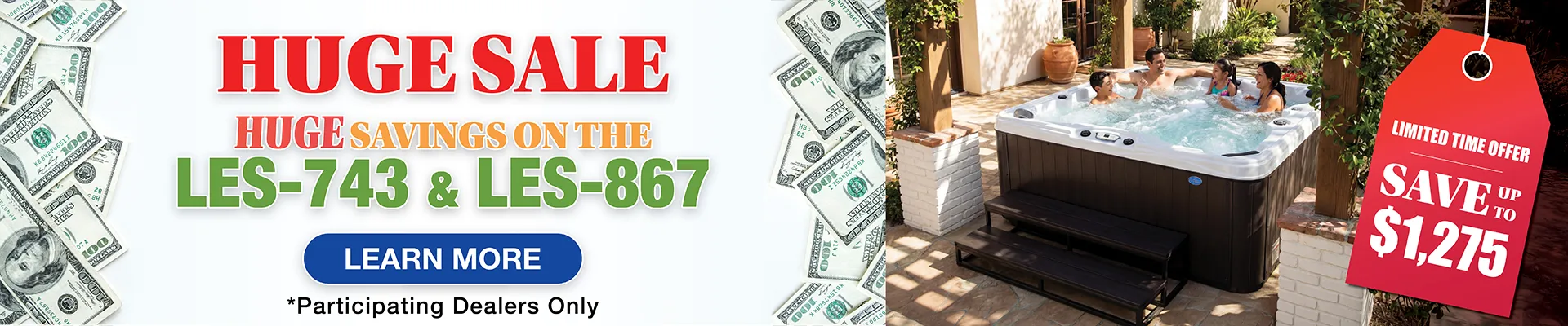 Calspas hot tub being used in a family setting - Los Angeles